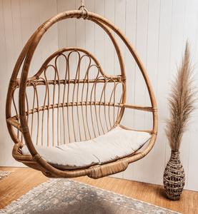 Nueva llegada al por mayor: Silla colgante de ratán hecha a mano, ecológica, de doble asiento, para resort y villa, de fabricante vietnamita. - Product Image 2