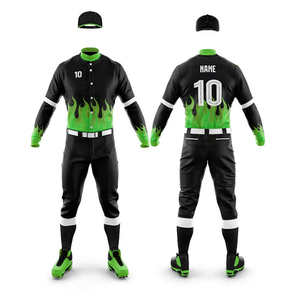 Maillots de baseball personnalisés de qualité supérieure, ensembles imprimés par sublimation, uniformes de baseball de bonne qualité - Product Image 4