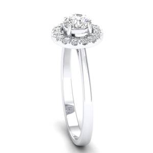 Anillos de Diamantes Cultivados en Laboratorio de 0.63 Quilates en Oro Blanco de 14K con Certificado IGI de REYES Wholesale para Mujer, Joyería Fina Personalizada para Bodas - Product Image 3