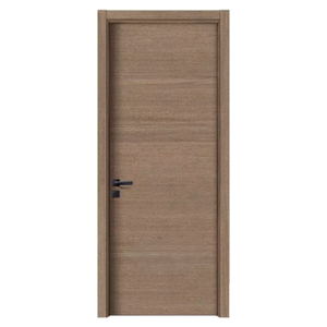 Fire-retardant Sound Insulation WPC Interior Door Modern Wood Polymer Composite <b>Waterproof</b> Flush Door for Basement Toilet Use - Product Image 2
