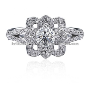 Anillo de Compromiso de Oro Blanco con Diamante Cultivado en Laboratorio, Corte Solitario, Forma de Corazón, Moderno y Elegante, Regalo de Aniversario para Mujer - Product Image 4