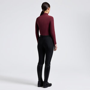 High Quality 4way Stretch Horse Riding Equestrian Shirt Top <b>Base</b> <b>Layer</b> Competition Show Shirt Polo in Soft Feel Technical Fabric - Product Image 5