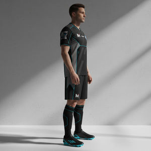 Uniformes de Fútbol Personalizados al por Mayor, Camisetas de Fútbol Sublimadas, Antibacterianas, de Secado Rápido, Ropa Deportiva para Equipos - Product Image 4