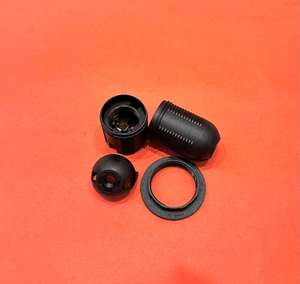 Accessoire d'éclairage, support de lampe E27, dispositif de verrouillage à vis à filetage complet, support de lampe avec filetage en plastique - Product Image 1