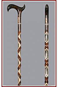 Bâton de marche en bois naturel pour articles ménagers divers - Product Image 6