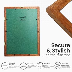 Handcrafted Walnut <b>Wood</b> <b>Picture</b> <b>Frame</b> 11x14 - Wholesale Photo <b>Frames</b> India - Product Image 6