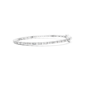 Sparkle Moissanite Diamond Bracelet with Emerald Cut <b>Stones</b> for Daily and Party Wear Available at Wholesale Price - Product Image 3