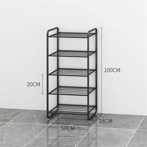 Compact 3 Tier Shoe Rack Open <b>Shelf</b> Storage Organizer Space Saving Design Strong Stable Frame Minimalist Modern Entryway Unit - Product Image 2