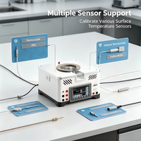 Laboratoire 35 ℃   à 600 ℃    Sonde de température de surface, source de calibration constante, calibrateurs de surface RTD/Tc