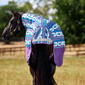 Nouvelles couvertures imperméables pour écuries de chevaux avec logo personnalisé, en tissu de coton respirant, séchage rapide, toutes saisons, pour la course, à bas prix - Product Image 3