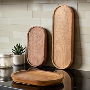 Premium Wooden Serving <b>Tray</b> for Food Tea Coffee and <b>Breakfast</b> Serving at Home and Hotel Available at Export Selling Price - Product Image 2