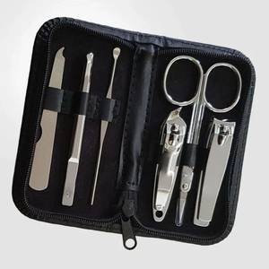 Luxurious Classic Stainless Steel 10 in 1 Professional <b>Nail</b> <b>Kit</b> Clipper Scissor File Single Spring Portable Case for Manicure - Product Image 5