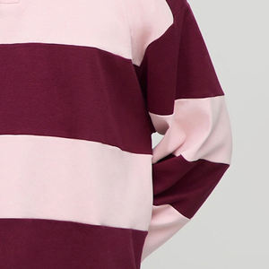 Camiseta Polo de Rugby Personalizada de Manga Larga para Hombre, Transpirable, de Algodón, Estilo Vintage, Estilo Old Money, con Bloques de Color, Estilo Casual - Product Image 6