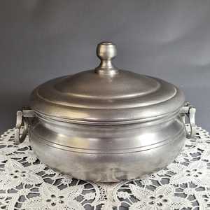 Soupière professionnelle en métal avec couvercle, plat de service durable pour buffet - Product Image 6