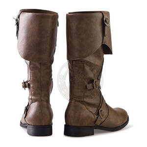 Botas Medievales de Cuero Tradicionales - Duraderas, Ligeras, Ecológicas, Personalizables en Talla y Color, Interior Suave y Comodidad Duradera - Product Image 5