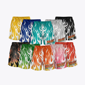 Shorts de sport amples et confortables pour l'été, séchage rapide, décontractés, pour la gym, l'entraînement, la course, la plage, avec logo personnalisé, 100% coton - Product Image 1
