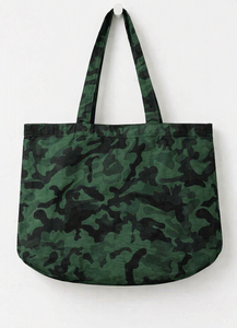 Sac fourre-tout en coton bleu camouflage, réutilisable, avec poignées, pour les courses - Product Image 5