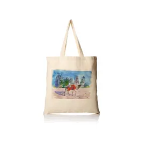 Cotton shopping tote bag promotional bags in cotton fabric
