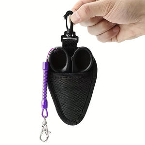 Mini tijeras de manualidades para niños, tijeras de seguridad de color negro para cortar hilo, tijeras de costura de acero inoxidable - Product Image 5