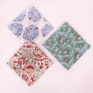 Jaipuri Hand Block Print Bandana Paisley Design Square Scarf Summer <b>Beach</b> Wrap Soft & Stylish Daily Wear <b>Accessories</b> Face Cover - Product Image 1
