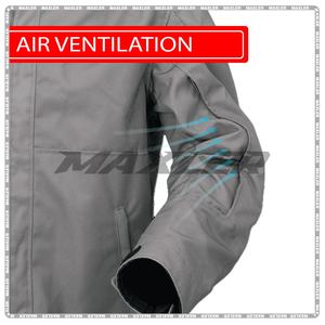 เสื้อแจ็กเก็ตกันน้ำระบายอากาศได้ดีน้ำหนักเบาของผู้ชาย CE Level 2ขนาดบวก - Product Image 5