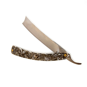 Maquinilla de afeitar profesional de una sola hoja, hoja de acero inoxidable, mango de madera, herramienta de aseo personal reutilizable, herramienta de aseo ligera - Product Image 6