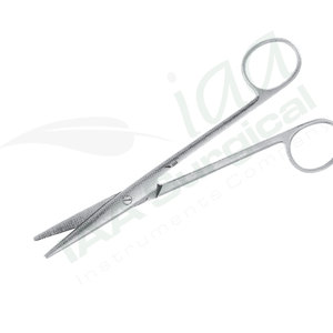 Ciseaux de dissection en acier inoxydable de classe II, lames angulées de précision, réutilisables, autoclavables, certifiés CE pour usage chirurgical et médical - Product Image 6