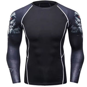 Services OEM 2026 : Rash Guards BJJ unis pour hommes, personnalisés par sublimation, à manches longues, meilleures ventes - Product Image 4
