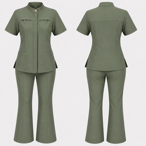 Wholesale Medical <b>Scrub</b> Set Women Healthcare Uniform Nursing Apparel Hospital <b>Work</b> Clothing Supplier Low MOQ Available - Product Image 5