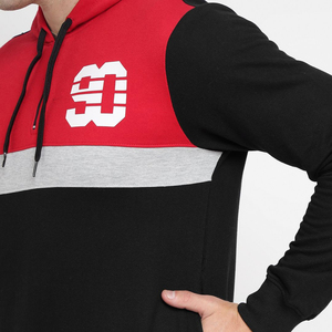 Ensemble de survêtement athlétique pour homme, imprimé, à capuche, style streetwear, avec pantalon de jogging assorti, veste 100% coton, respirant et à séchage rapide - Product Image 3