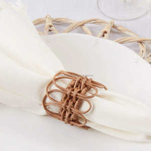 Anillo para Servilletas de Ratán Duradero, Materiales Naturales, Accesorio para Mesa de Comedor, Fabricante Mayorista, Sostenible, Ligero, Vietnam - Product Image 4