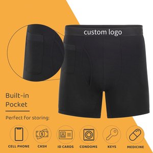 Ropa Interior Masculina Sexy con Abertura Frontal, Bóxer Transpirable, Suave y Cómodo, Tejido Modal - Product Image 3