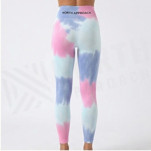 Leggings de Yoga Tie Dye North Approach, Cintura Alta, Elásticos en Cuatro Direcciones, Spandex y Poliéster, Ropa Deportiva para Mujer - Product Image 2
