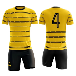 Tenues de football personnalisées, maillots de football à séchage rapide, vêtements de football pour hommes, ensembles de maillots de football pour hommes - Product Image 4
