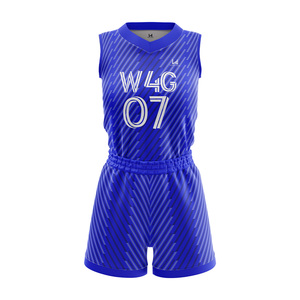 Ensemble d'uniformes de basketball personnalisés sublimés, col en V, sans manches, en polyester respirant, unisexe adulte, toutes saisons, coupe athlétique - Product Image 5