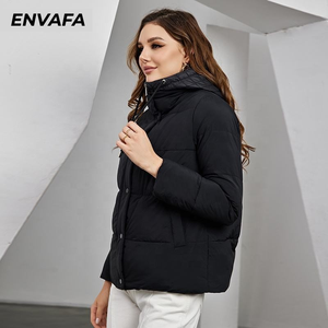 Abrigos de Plumón para Mujer, Chaquetas para Dama, Parkas, Abrigos de Invierno, Parkas Personalizadas con Logotipo, Chaqueta Acolchada Personalizada, ODM al por Mayor - Product Image 4