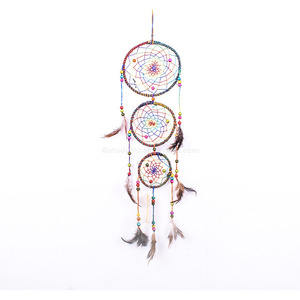 เครื่องดักฝันรุ้ง 3 วงแหวน - Product Image 1