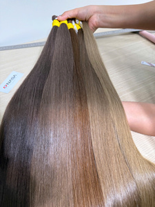 Extensiones de Cabello Humano Vietnamita de Alta Calidad, Cabello Virgen con Cutícula Intacta, Precio de Fábrica, 22-24 Pulgadas, NasaHair - Product Image 1