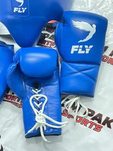 Set de Boxeo Blue Fly de Primera Calidad, Nuevo y en Oferta, con Cordones, para Muay Thai, en Todos los Colores, Equipo de Boxeo 100% Cuero Vacuno - Product Image 3