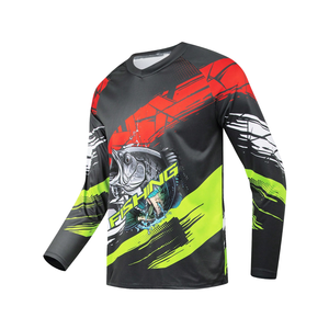 Dry Fit Short Sleeve Fishing <b>Shirt</b> Custom <b>Printed</b> Breathable Moisture Wicking UV Blocking Outdoor Fishing Polo Jersey - Product Image 1