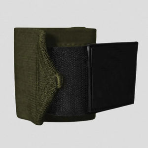 Bandes de poignet personnalisées en polyester et coton respirant pour le sport et le fitness, avec fermeture auto-agrippante – Vente en gros usine - Product Image 2