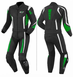 Traje de Carreras Personalizado para Hombre en Cuero Vacuno/Canguro, Mono de Una Pieza con Armadura de Nivel 2 CE, Hecho a Medida, Protección OEM - Product Image 1