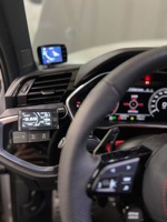 Nuevo HUD de Aluminio FD EVO, Piezas de Modificación, Indicador de Presión de Turbo OBD2 Blanco para