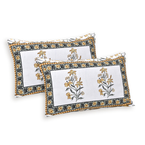 Parure de draps en coton bio 200 fils, imprimé floral, style Asie du Sud-Est, avec taies d'oreiller, pour la maison et la chambre - Product Image 3