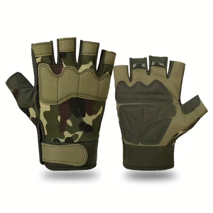 Gants de cyclisme à séchage rapide, respirants, antidérapants, doux, demi-doigts, confortables pour l'extérieur, à manches courtes - Product Image 2