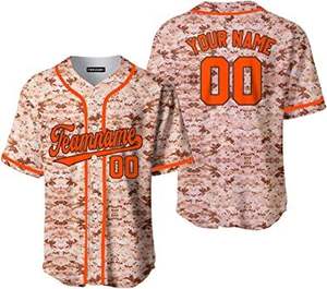 Camiseta de Béisbol y Sóftbol Personalizada al por Mayor para Adultos, con Nombre y Logotipo, Ropa Deportiva Transpirable de Manga Corta y Ligera - Product Image 5