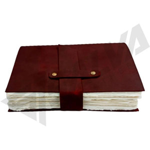 Genuine Leather Embossed Beaded 140g Handmade Vintage Cowhide <b>A4</b> Size Travel Notebook Cover Journal Sketchbook <b>Planner</b> - Product Image 2