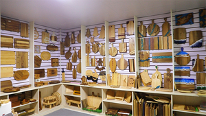 เครื่องใช้บนโต๊ะอาหารไม้อะคาเซียสไตล์อเมริกันกระดานเสิร์ฟ12 + ช่อง43X33X5ซม. ออกแบบโลโก้ได้ตามต้องการ - Product Image 4