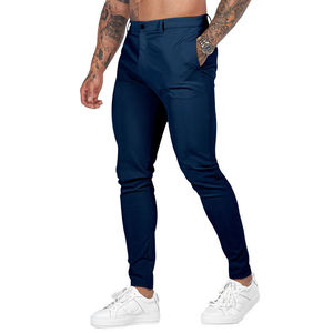 Custom Logo High Quality Casual Washed Cotton Twill Men's Long <b>Trousers</b> Loose Street Oversized Waterproof Pocket <b>Golf</b> Pants - Product Image 2