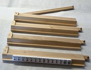 Wholesale Price Wooden Domino Rack Set Multi Tier Tile Holder For Mexican Train Board <b>Game</b> <b>Accessories</b> - Product Image 6